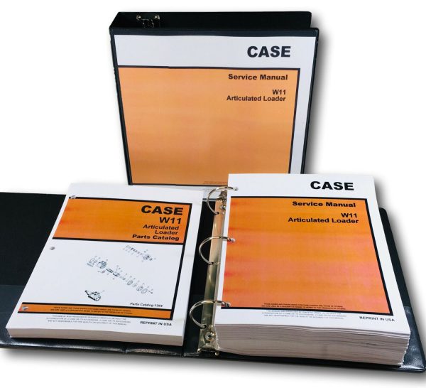 Case W11 Wheel Loader Pay Loader Service Repair Manual Parts Catalog Shop Book