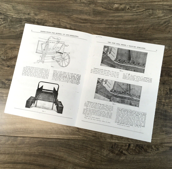 New Idea Model 9 Manure Spreader Operators Manual Owners Book No. S-127 - Image 2