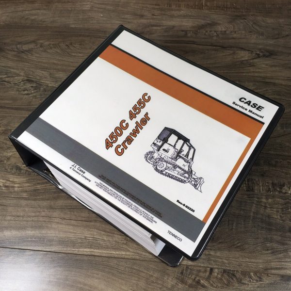 Case 450C 455C Crawler Dozer Loader Service Manual Parts Catalog Overhaul Repair - Image 2