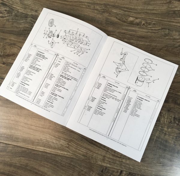 Cummins Nh-855-C220 C235 Engine Construction Parts Manual Catalog Book Schematic - Image 3