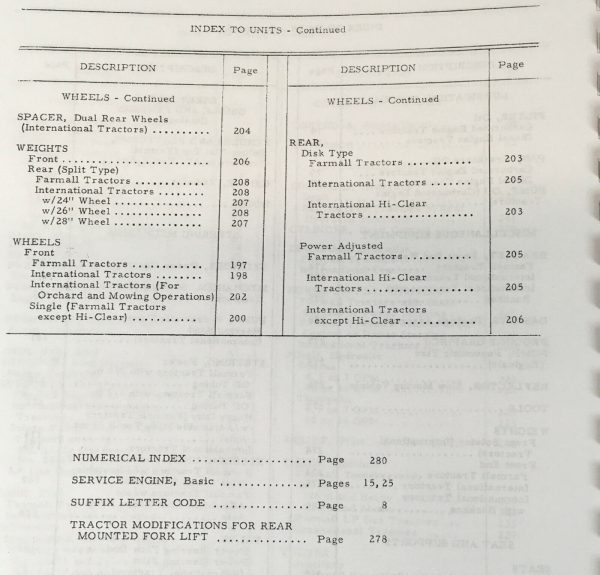 International 504 Diesel Tractor Parts Operators Manual Set Catalog Book D-188 - Image 5