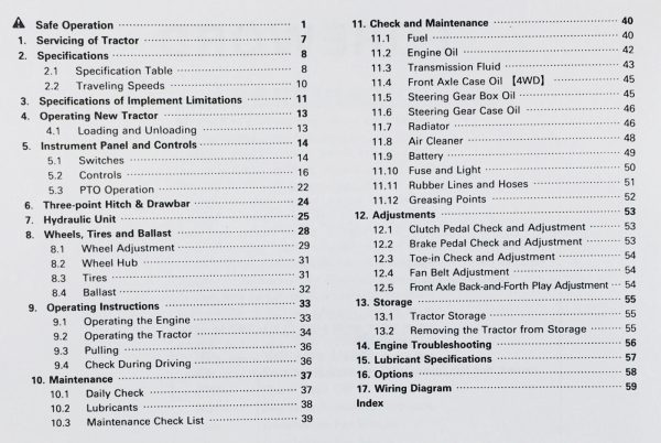 Kubota L2250 L2550 L2850 L3250 Tractor Operators Owners Manual Printed Book New - Image 2