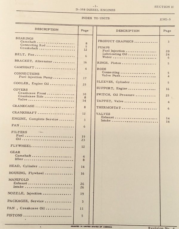 International 3088 3288 Tractor Service Parts Manual Set Repair Catalog IH - Image 4