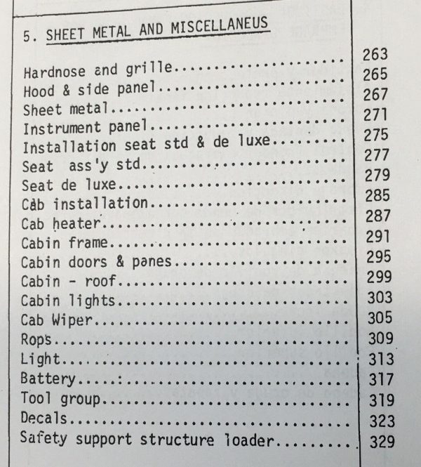 Massey Ferguson 500C Crawler Loader Parts Manual Catalog Book Assembly Schematic - Image 7