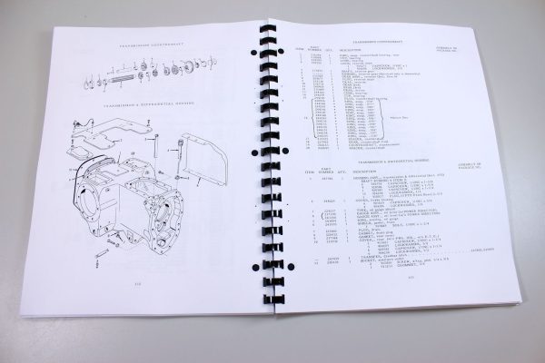 Allis Chalmers 170 Tractor Parts Catalog Manual Exploded Views - Image 6