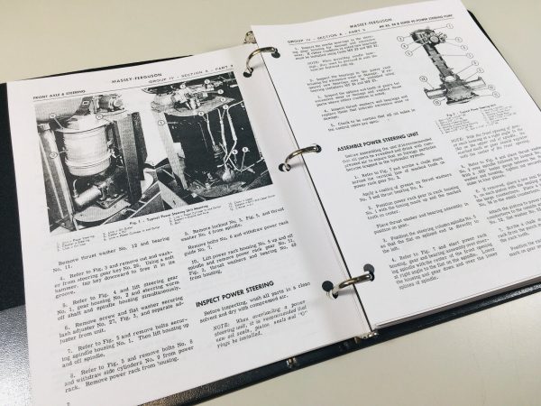 Massey Ferguson Super 90 Tractor Service Parts Manual Repair Shop Set Catalog Mf - Image 6