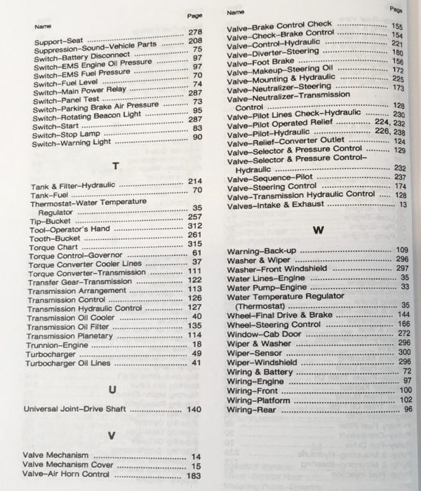 Parts Manual For Caterpillar 966E Wheel Loader Catalog Assembly 99Y5315-UP Cat - Image 4