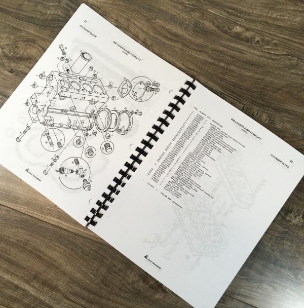 Allis Chalmers 640 Loader Tractor 644 Forklifts Parts Manual Catalog Book Ac - Image 5