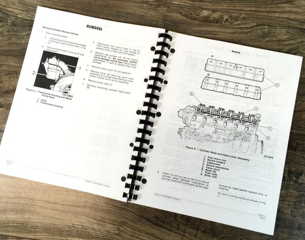 International DT-436 DT-436B Diesel Engine for 1460 1480 Combine Service Manual - Image 5
