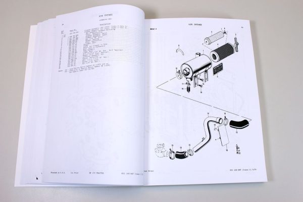 Massey Ferguson Mf 175 Tractor Parts Catalog Manual Exploded Views For Repairs - Image 6