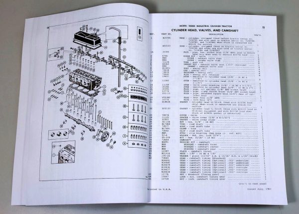 Case 1000D Crawler Tractor Service Repair Manual Parts Catalog In Binder - Image 10