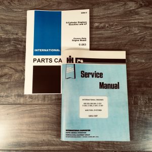 International 403 615 Combine Engine Service Parts C-263 6 Cyl. Manual Set Shop