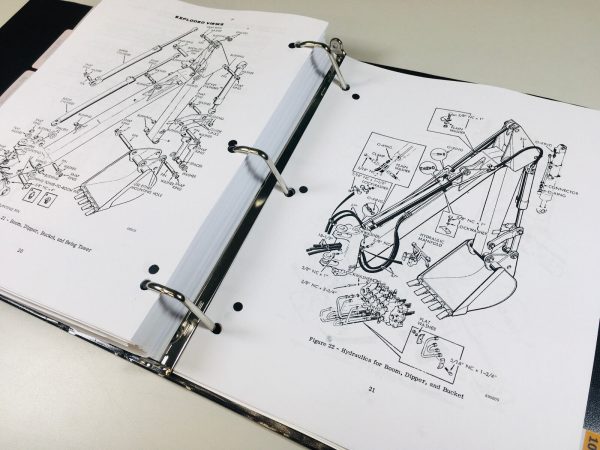 Case 480B 480Ck Series B Tractor Loader Backhoe Service Manual In Binder - Image 12