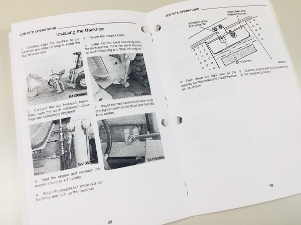 Case 1840 Uni-Loader Skid Steer Owners Operators Manual Loader Maintenance - Image 6