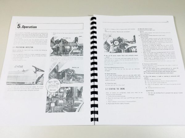 Kubota L295Dt Tractor Operators Owners Manual Parts Catalog Set - Image 4