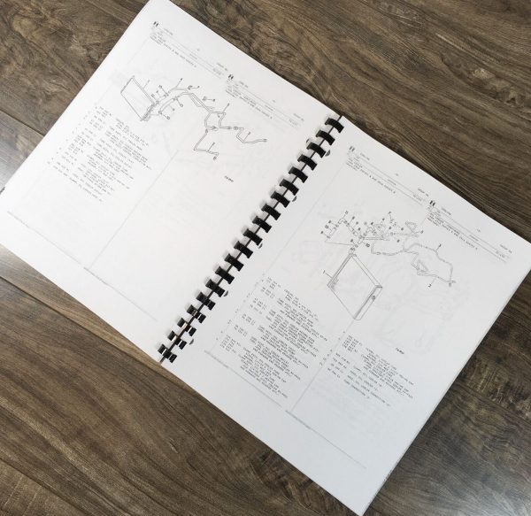 International 2510B Diesel Backhoe Tractor Service Parts Operators Manual Set - Image 12