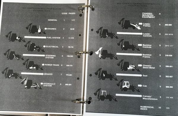 Case 680H Ck Loader Backhoe Service Manual Parts Catalog Operators Owners Set - Image 4