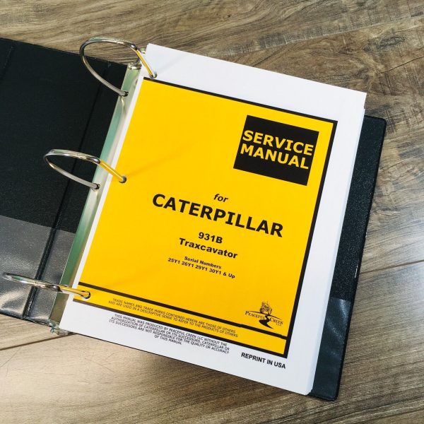 Service Parts Manual Set For Caterpillar 931B Track Loader SN 29Y1-Up Catalog - Image 10