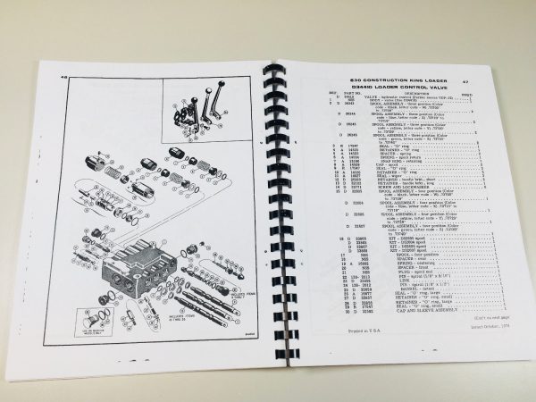 J I Case Model 32 & 32S Backhoe & 32 Loader 530Ck Tractor Parts Catalog Manual - Image 6