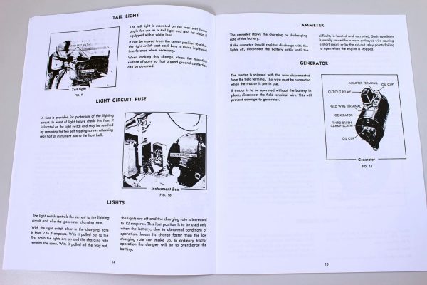 Allis Chalmers C Tractor Owners Operators Manual Maintenance Controls - Image 5