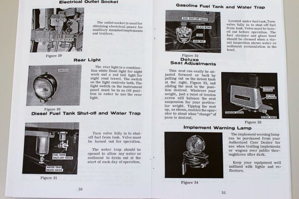 Ji Case 470 570 Tractor Owners Operators Manual Maintenance Controls - Image 7