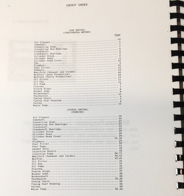 Massey Ferguson 245 Vineyard Tractor Service Parts Operators Manual Repair Set - Image 3