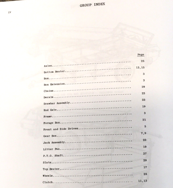 Massey Ferguson 18 Spreader Parts Manual Catalog Book Assembly Schematics - Image 2