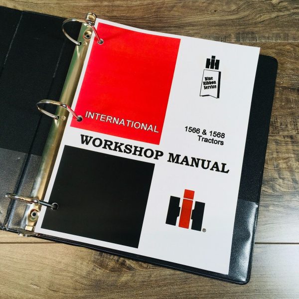 Farmall International 1568 Tractor Service Parts Operators Manual Set DV-550 IH - Image 2