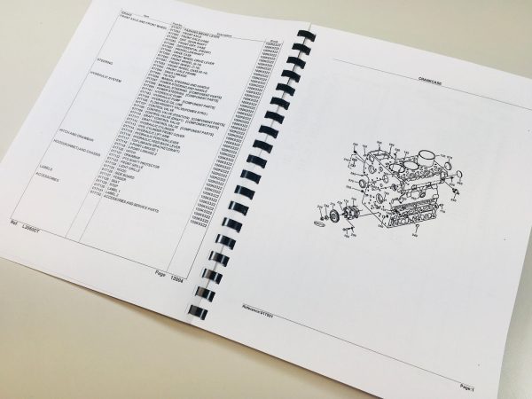 Kubota L2050Dt Tractor Parts Assembly Manual Catalog Exploded Views Numbers - Image 2