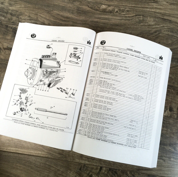 International T-14 TD-14 Crawler Tractor Parts Manual Catalog Assembly Schematic - Image 6