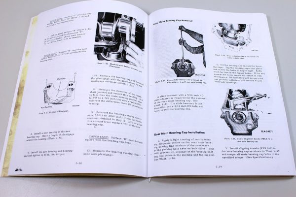 International 403 615 Combine Engine Service Parts C-263 6 Cyl. Manual Set Shop - Image 7