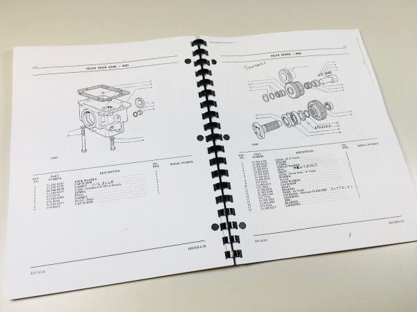 White Field-Boss 2-60 Tractor Parts Catalog Manual Assembly Exploded Views - Image 6