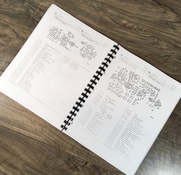 International 2510B 2514B Gas Backhoe Loader Tractor Service Parts Manual Set - Image 10