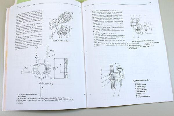 Kubota L225Dt L2000Dt Diesel Tractor Operators Owners/Parts Service Manual - Image 4