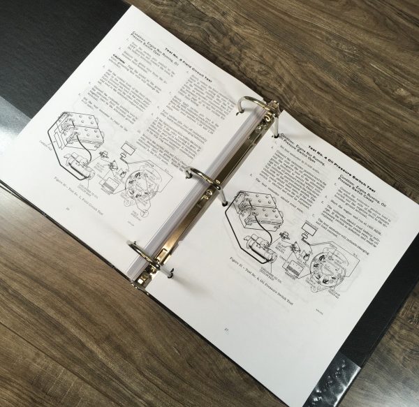 Case W26B Wheel Loader Service Manual Parts Catalog Operators Owners Repair Set - Image 7