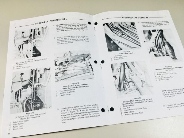 Ford 340B 445A 540B 765 Backhoe Tractor Operators Manual Owners Book Set - Image 7