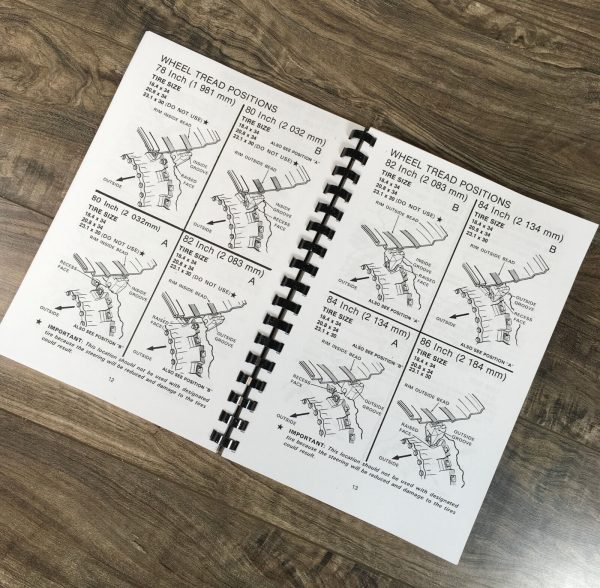 Case 4490 Tractor Operators Manual Owners Book Maintenance Adjustments More - Image 4