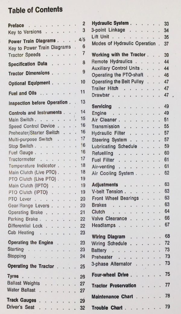 Deutz D6006 Tractor Operators Owner Manual Instruction Book Maintenance - Image 2