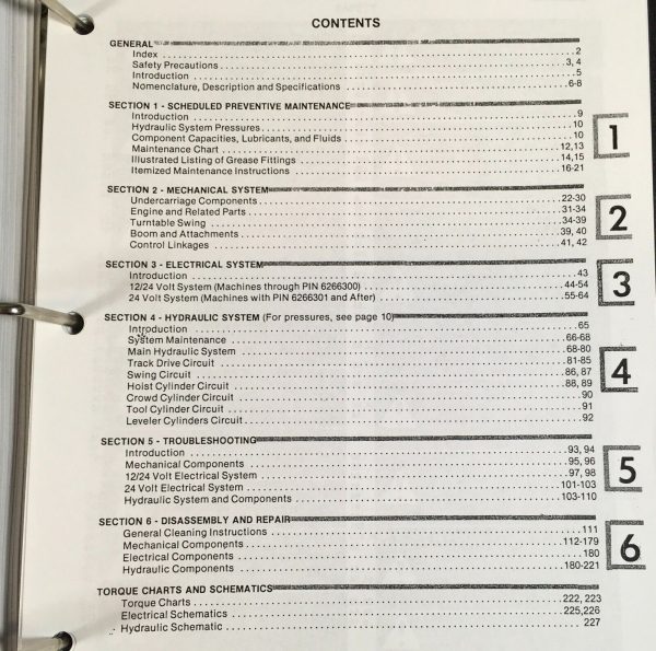 Drott Case 35D Crawler Excavator Service Manual Parts Catalog Operators Set - Image 10