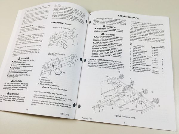 Woods Md315-5 Hd315-5 Hd210R-5 Rotary Cutter Mower Deck Operators Owners Manual - Image 3