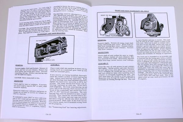 Service Manual For Allis Chalmers Ca Tractor Shop Overhaul Workshop Book Ac - Image 5