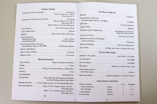 Ji Case S Series Sc So Tractor Owners Operators Manual Maintenance Controls - Image 3