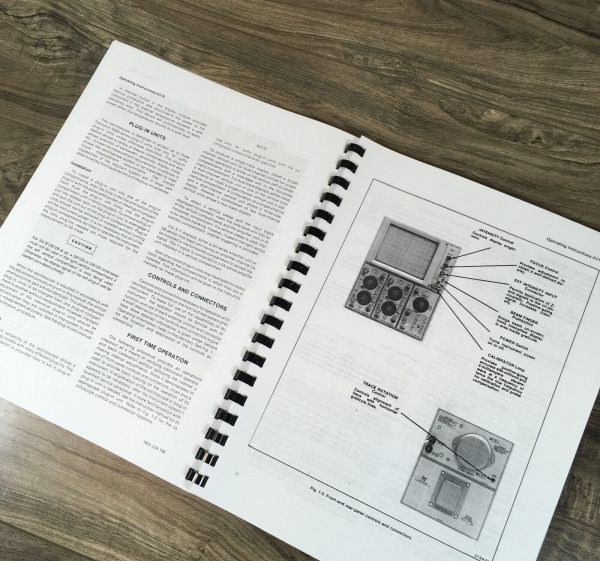 Tektronix 5110 Oscilloscope Operators Manual Owners Book Maintenance Adjustments - Image 8