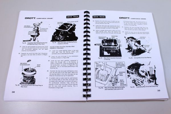 Case Drott 85Rm2 Carrydeck Crane Manual Service Parts Catalog Operators Set Book - Image 6