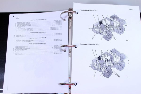 Case Dh5 Trencher Service Technical Manual Repair Shop In Binder - Image 5