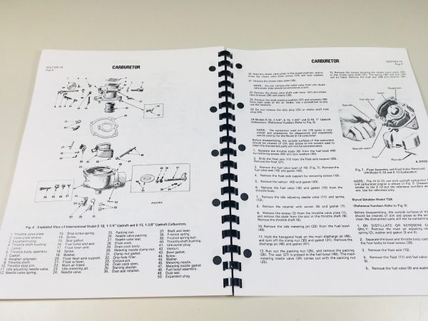 International Uc-60 Uc60 Power Unit 4 Cylinder Gas Engine Service Repair Manual - Image 8