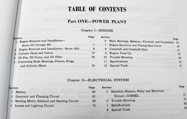 Ford 600 700 800 900 601 Tractor Service Repair Shop Manual Parts Catalog Set - Image 6