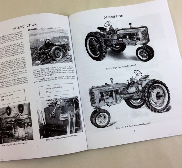 Farmall C Operators Owners Manual Maintenence Operation Lubrication Gasoline - Image 3