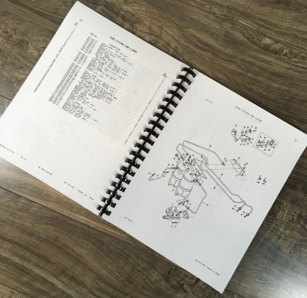 Massey Ferguson 298 Tractor Parts Manual Catalog Book Assembly Schematics - Image 4