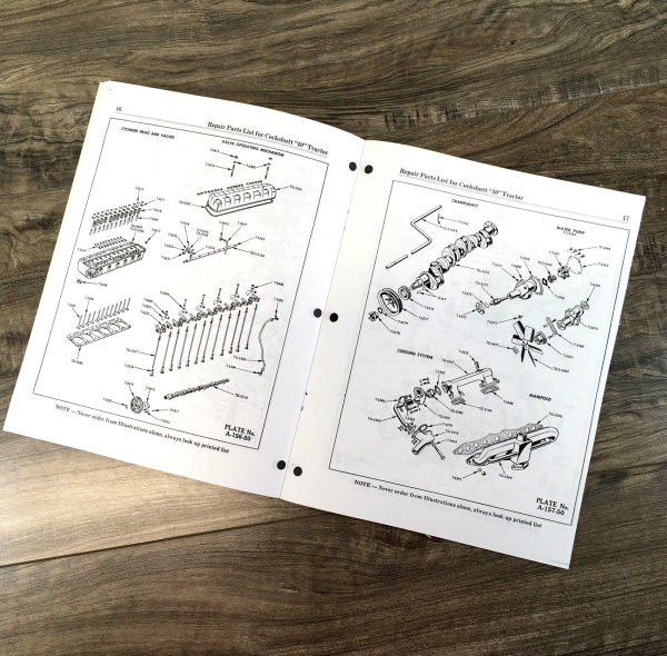 Cockshutt 40 Tractor Parts Manual Catalog Assembly Schematics Exploded Views - Image 5